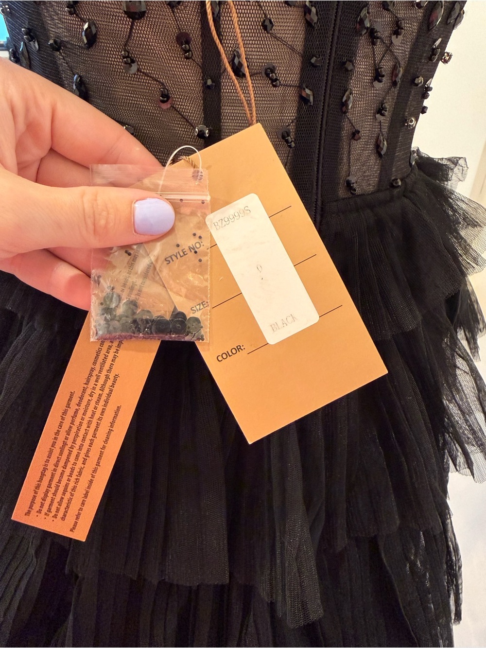 NWT Amelia Couture Mini Dress - Picture 9 of 10